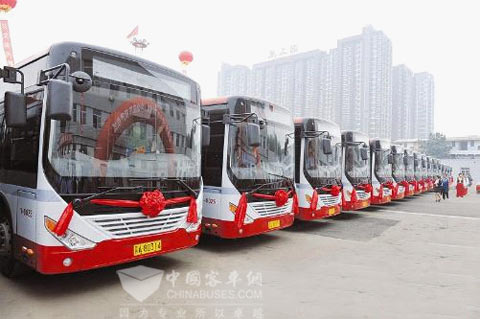 中通18米燃氣BRT客車