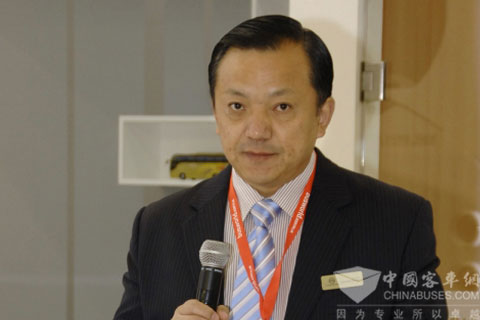 金旅客車副總經(jīng)理吳偉先生致辭