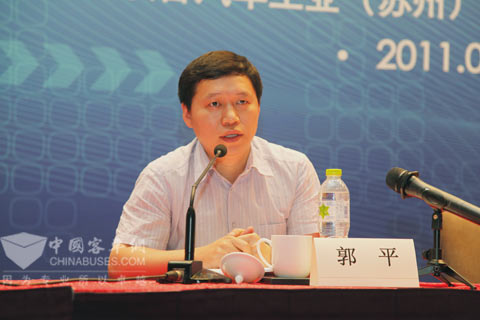 中國(guó)道路運(yùn)輸協(xié)會(huì)郭平主任講解科技助力評(píng)先方案