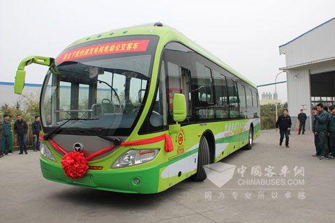 恒通電動客車公司首臺客車