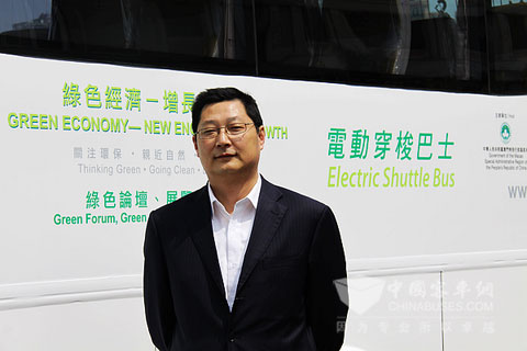 安凱客車董事長王江安呼吁綠色公眾價值