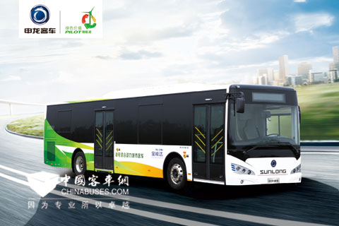 申龍SLK6129混合動力城市公交客車