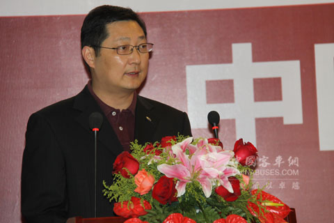 安凱客車董事長王江安發(fā)表講話