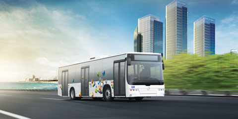 XML6125CL三開門低底板公交車