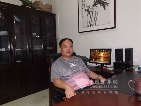 淮北汽運客運一公司經(jīng)理張健