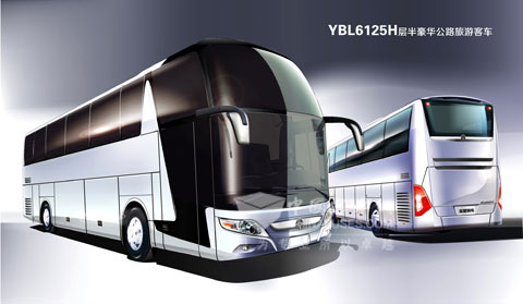 亞星YBL6125H豪華公路旅游客車