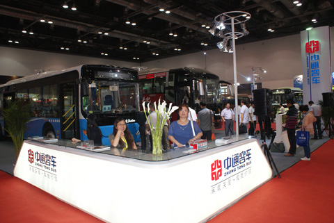 中通客車展臺(tái)
