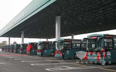 安凱新能源公交上線運營儀式