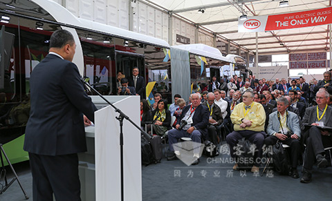 比亞迪新聞發(fā)布會(huì)現(xiàn)場(chǎng)