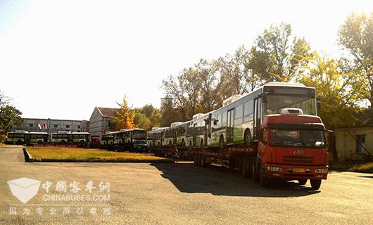 591輛黃海純電動公交陸續(xù)交付河北保定