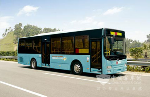 五洲龍混合動(dòng)力客車