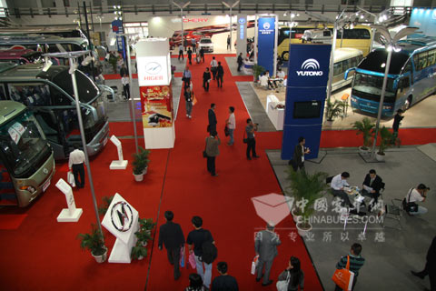 客車展館現(xiàn)場