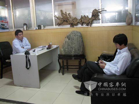 泰安交運(yùn)李先明接受客車網(wǎng)獨(dú)家專訪