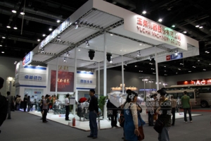 玉柴展臺及展品