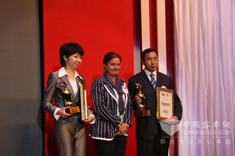 宇通、中通榮獲年度最佳環(huán)保巴士獎