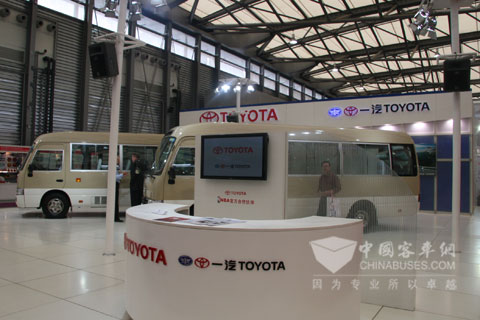 一汽豐田展臺(tái)全景