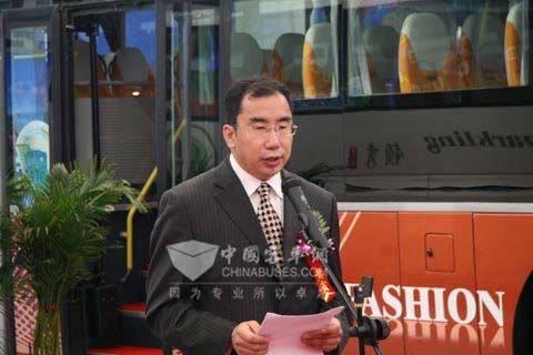 中通客車(chē)副總于春印致辭