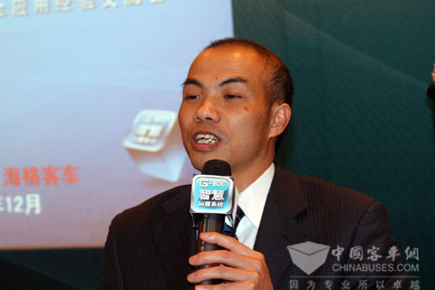 海格客車G-BOS總工謝江宏回答