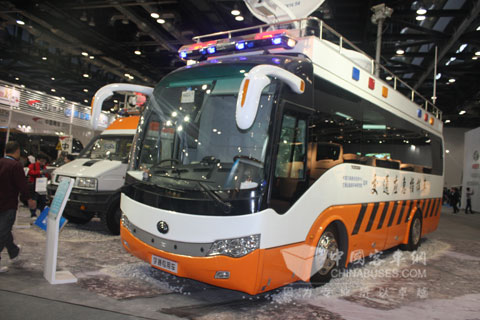 宇通客車參展車輛