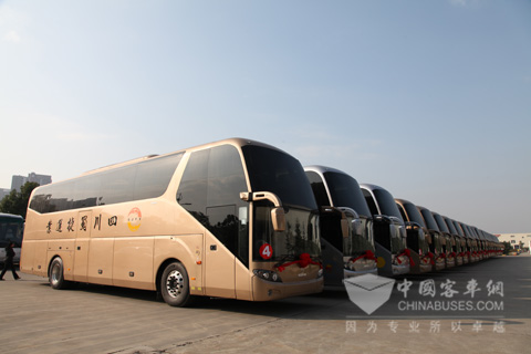 四川蜀捷斯堪尼亞海格車隊(duì)整裝待發(fā)