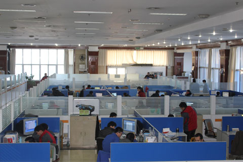 中通技術(shù)中心辦公一隅