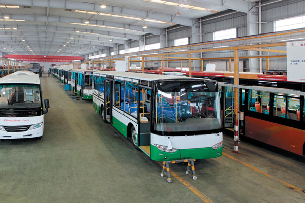 常隆客車生產(chǎn)線