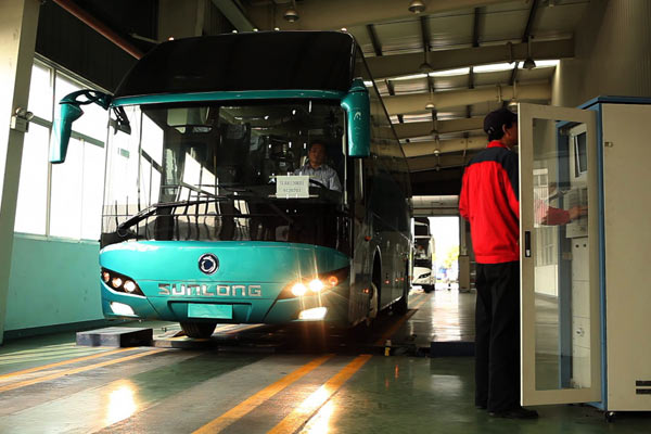 車輛調(diào)試完成