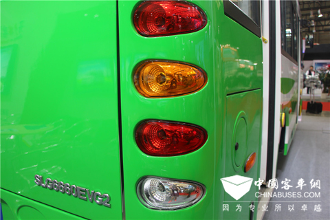 少林SLG6660EVG2型純電動公交車