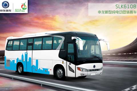 申龍SLK6108純電動(dòng)團(tuán)體客車