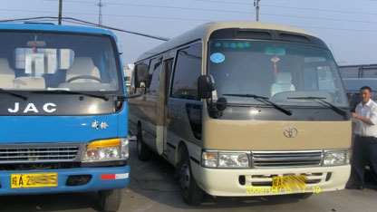 售2007.5月江淮仿【考斯特】23座.單位車.揚(yáng)4102發(fā)動(dòng)機(jī)