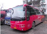 2002年10月的金旅客車，6120型，50座，后置6112玉柴發(fā)動機，氣囊減震