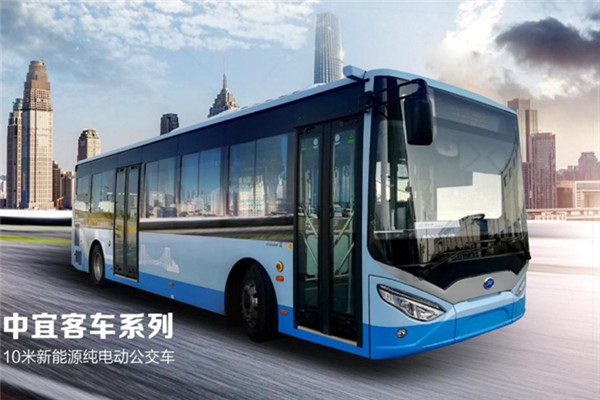 中宜JYK6102GBEV2公交車（純電動(dòng)21-37座）