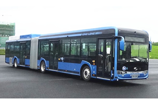 金龍XMQ6180AGBEVL鉸接低地板公交車（純電動(dòng)32-53座）