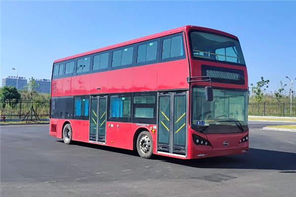 比亞迪BYD6100BD2EV1低入口雙層公交車（純電動(dòng)28-58座）