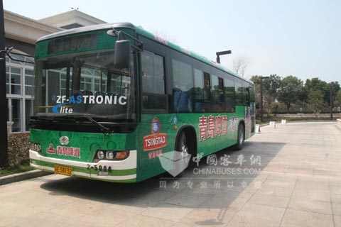 裝配采埃孚ASTronic Lite變速箱的海格公交客車